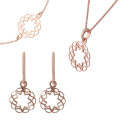 Jasmine Zilver 925 Set: Armband + Oorbellen + Ketting SET-7076/1