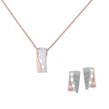 Lova Zilver 925 Set: Ketting-Hanger + Oorbellen SET-7093