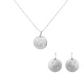 Linn Zilver 925 Set: Ketting-Hanger + Oorbellen SET-7130