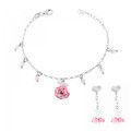 Cute Zilver 925 Set: Armband + Oorbel SET-7133