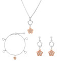 Nixie Zilver 925 Set: Ketting + Armband + Oorbellen SET-7377