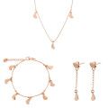 Elisa Zilver 925 Set: Ketting + Armband + Oorbellen SET-7381