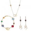 Eloise Zilver 925 Set: Ketting + Armband + Oorbellen SET-7409/G