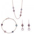 Fawn Zilver 925 Set: Ketting + Armband + Oorbellen SET-7410