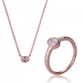 Robin Zilver 925 Set: Ketting + Ring SET-7434