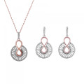 Frida Zilver 925 Set: Ketting + Oorbellen SET-7437