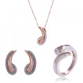 Tilou Zilver 925 Set: Ketting + Oorbellen + Ring SET-7441