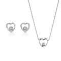 Mila Zilver 925 Set: Ketting + Oorbellen SET-7484