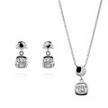 Myrela Zilver 925 Set: Ketting + Oorbellen SET-7486