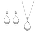 Jolina Zilver 925 Set: Ketting + Oorbellen SET-7490