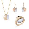 Moragene Zilver 925 Set: Ketting + Oorbellen + Ring SET-7506/G