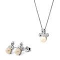 Elisabeth Zilver 925 Set: Ketting-Hanger + Oorbellen SET-7511