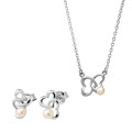 Lili Zilver 925 Set: Ketting-Hanger + Oorbellen SET-7513