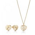 Euphoria Zilver 925 Set: Ketting-Hanger + Oorbellen SET-7522/G