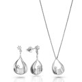 Etoile Zilver 925 Set: Ketting-Hanger + Oorbellen SET-7524