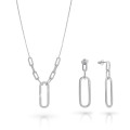 Essence Zilver 925 Set: Ketting + Oorbellen SET-7560