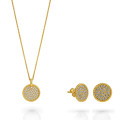 Bella Zilver 925 Set: Ketting + Oorbellen SET-7565/G