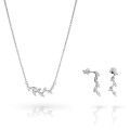 Charlene Zilver 925 Set: Ketting + Oorbellen SET-7568