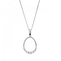 Aria Zilver 925 Collier ZH-7494