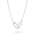 Rose Zilver 925 Collier ZK-7561