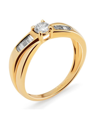 Geelgoud 18K Ring (sieraad) R4785-H