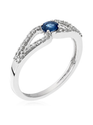 Witgoud 18K Ring (sieraad) RD-3214