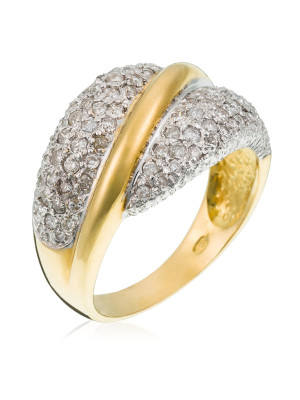 Geelgoud 18K Ring (sieraad) RD-33066