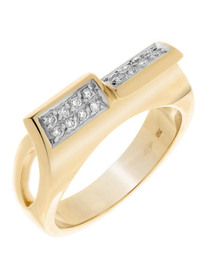 Geelgoud 18K Ring (sieraad) RD-33075