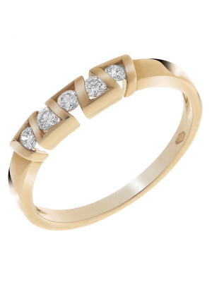 Geelgoud 18K Ring (sieraad) RD-33214