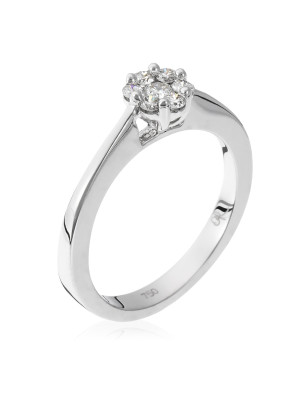 Witgoud 18K Ring (sieraad) RD-3363