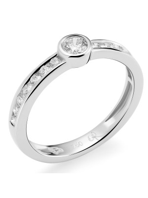 Witgoud 18K Ring (sieraad) RD-3383