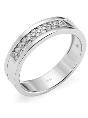 Witgoud 18K Ring (sieraad) RD-3386