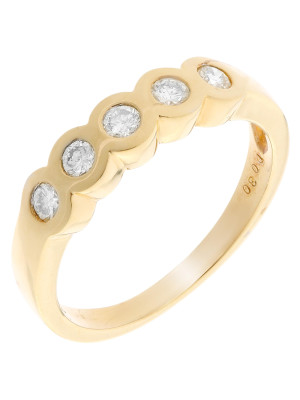 Geelgoud 18K Ring (sieraad) RD-3853