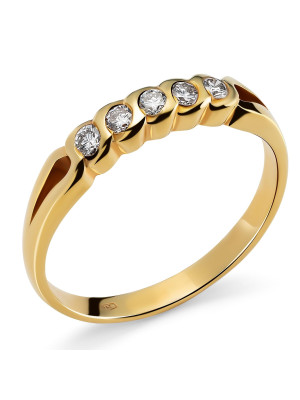 Geelgoud 18K Ring (sieraad) RD-3903