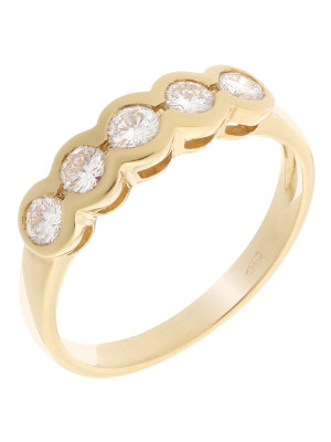 Geelgoud 18K Ring (sieraad) RD-3905