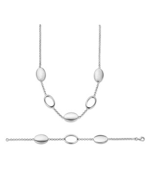 Zilver 925 Set: Ketting + Armband SET-017