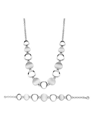 Zilver 925 Set: Ketting + Armband SET-025