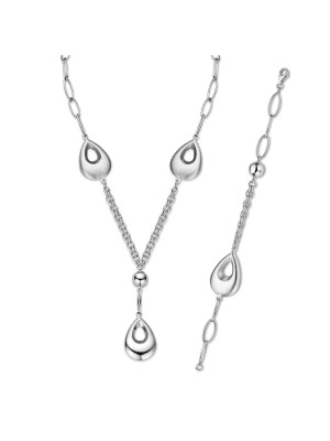 Zilver 925 Set: Ketting + Armband SET-028