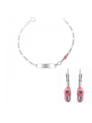 Megane Zilver 925 Set: Armband + Oorbel SET-7136