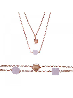 Joelle Zilver 925 Set: Armband + Ketting SET-7432