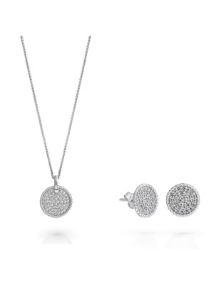 Bella Zilver 925 Set: Ketting + Oorbellen SET-7565