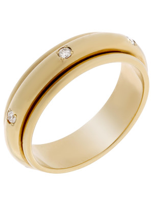 Geelgoud 18K Ring (sieraad) TRD-DA05/B/DJ