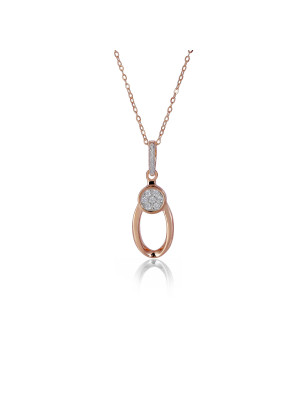 Ambra Zilver 925 Collier ZH-7439