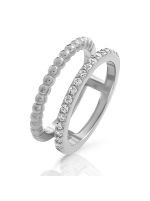 Chic Zilver 925 Ring (sieraad) ZR-7537