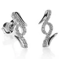 Cosima Witgoud 18K Oorknoppen OD-5323