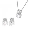Alena Zilver 925 Set: Ketting-Hanger + Oorbellen SET-7122