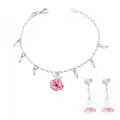 Cute Zilver 925 Set: Armband + Oorbel SET-7133