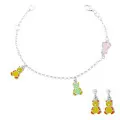 Bear Zilver 925 Set: Armband + Oorbel SET-7140/YE