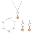 Maite Zilver 925 Set: Ketting + Armband + Oorbellen SET-7376
