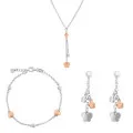 Lorelei Zilver 925 Set: Ketting + Armband + Oorbellen SET-7386